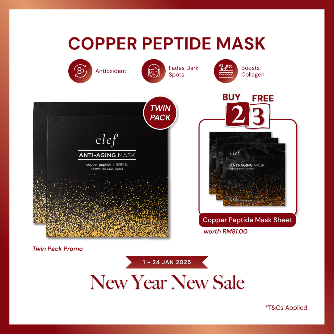 TWIN PACK PROMO - CLEF Copper Peptide Mask