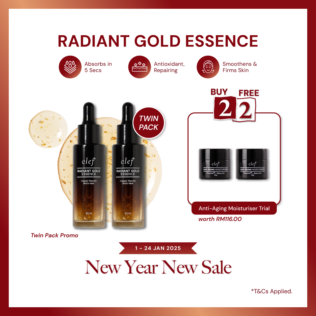 TWIN PACK PROMO - CLEF Radiant Gold Essence