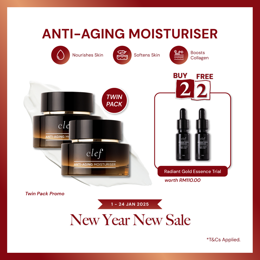 TWIN PACK PROMO - CLEF Anti-Aging Moisturiser