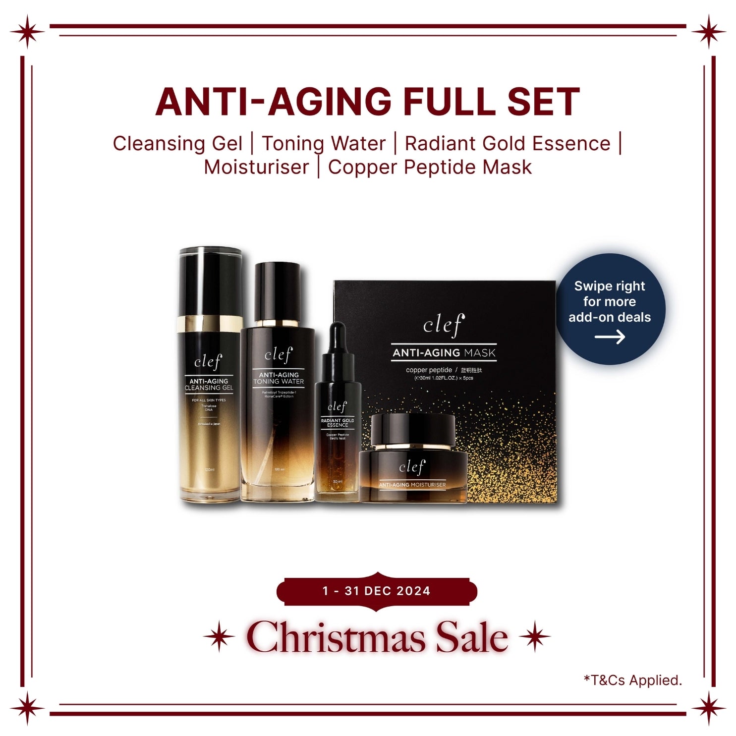 [PRE-ORDER: SHIP BY END OF DEC 2024] CLEF Anti-Aging Full Set