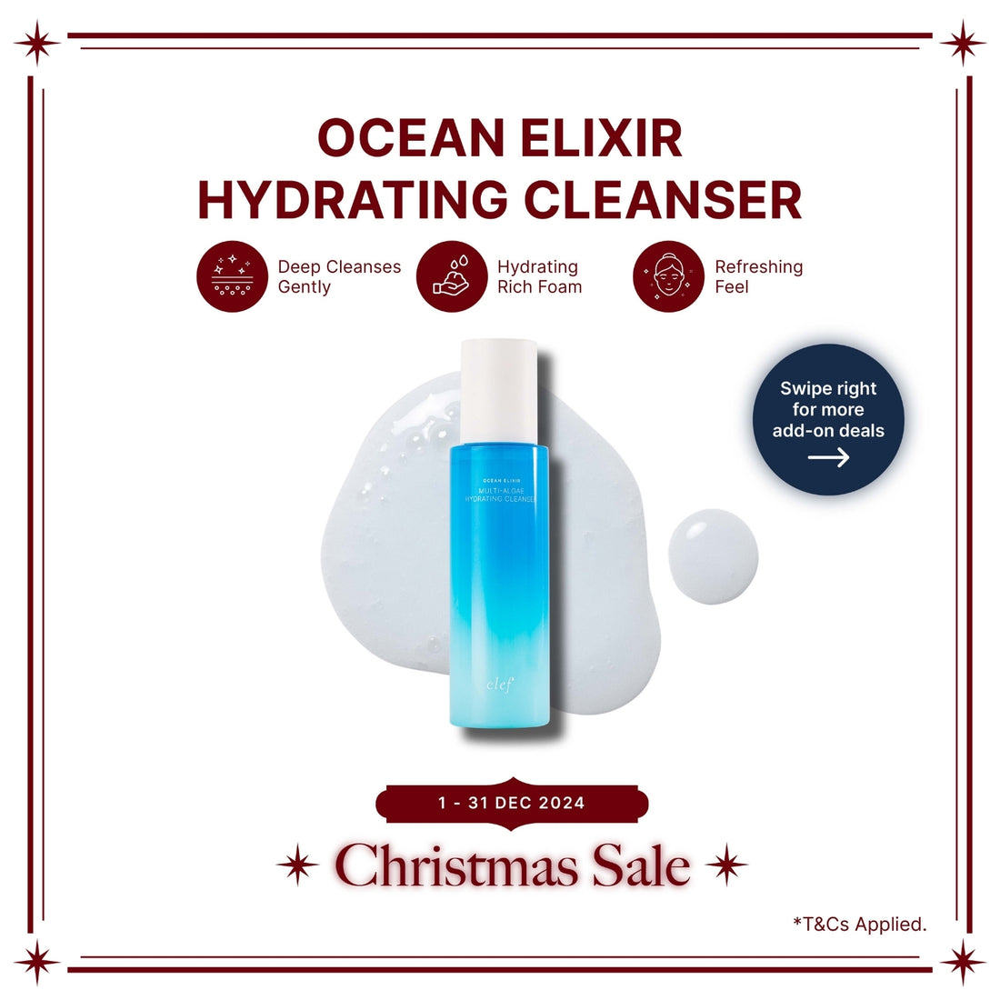 CLEF Ocean Elixir Hydrating Cleanser