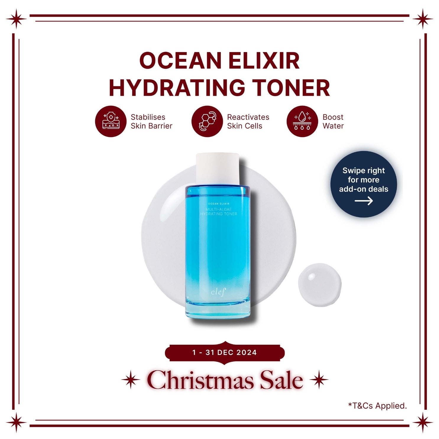 CLEF Ocean Elixir Hydrating Toner