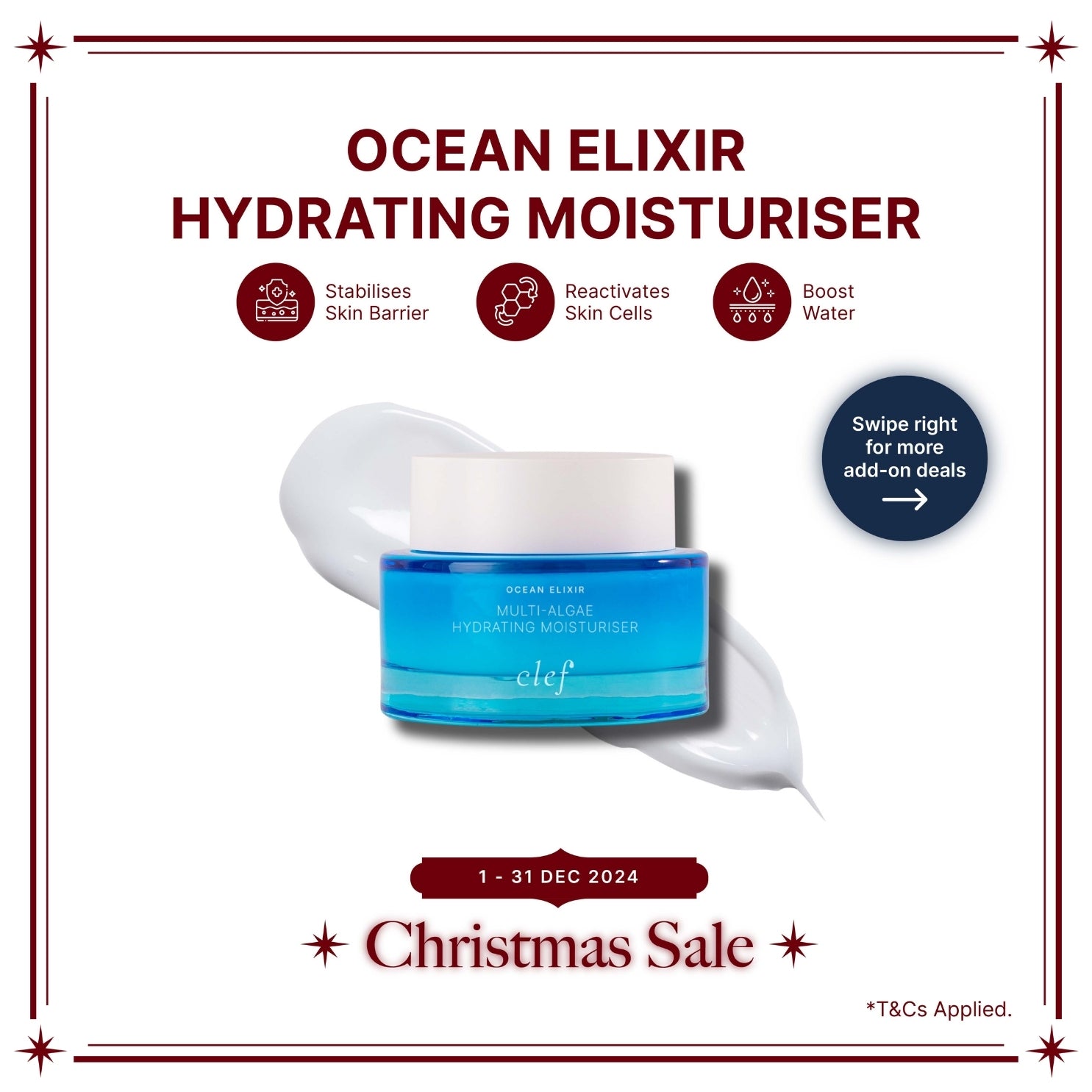 CLEF Ocean Elixir Hydrating Moisturiser