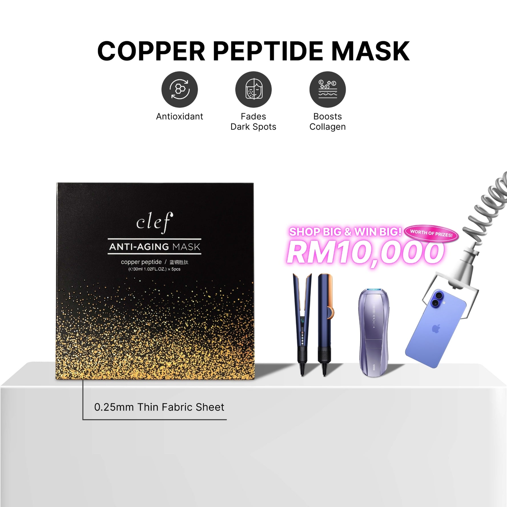 CLEF Copper Peptide Mask