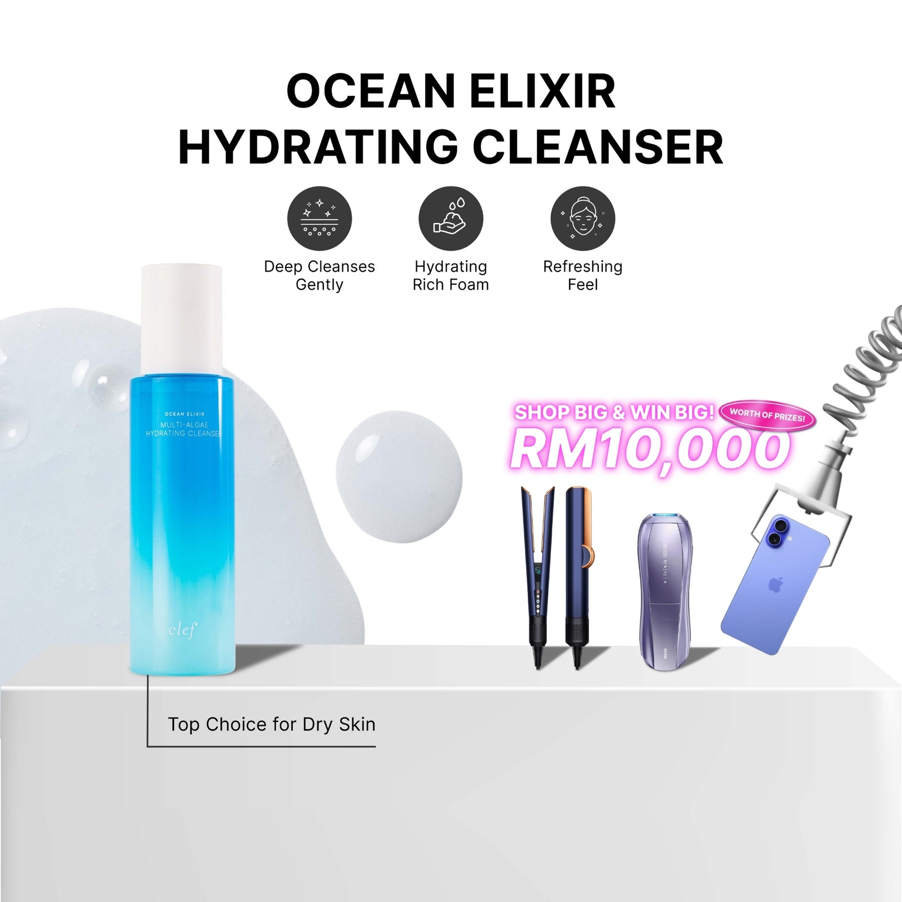 CLEF Ocean Elixir Hydrating Cleanser