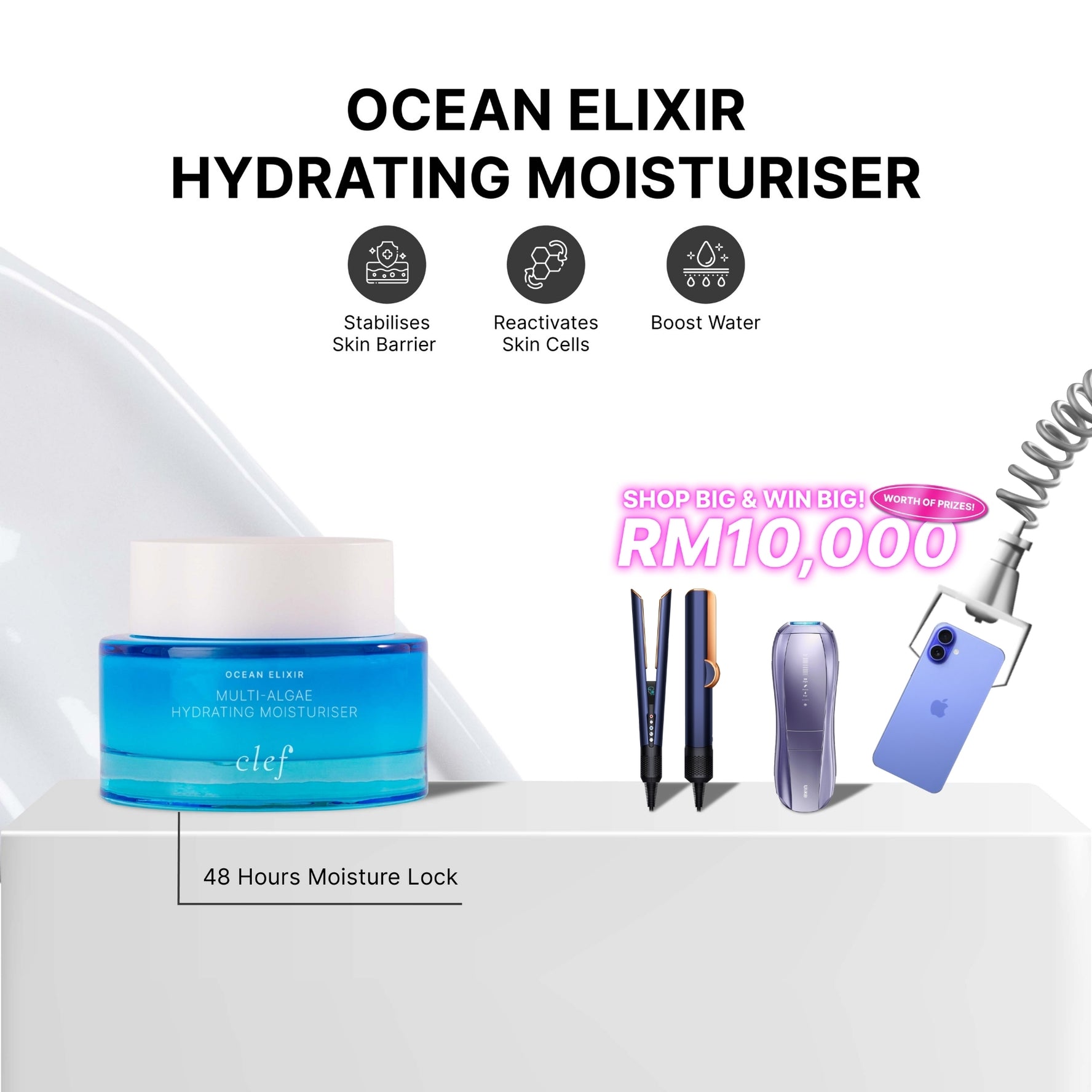 CLEF Ocean Elixir Hydrating Moisturiser