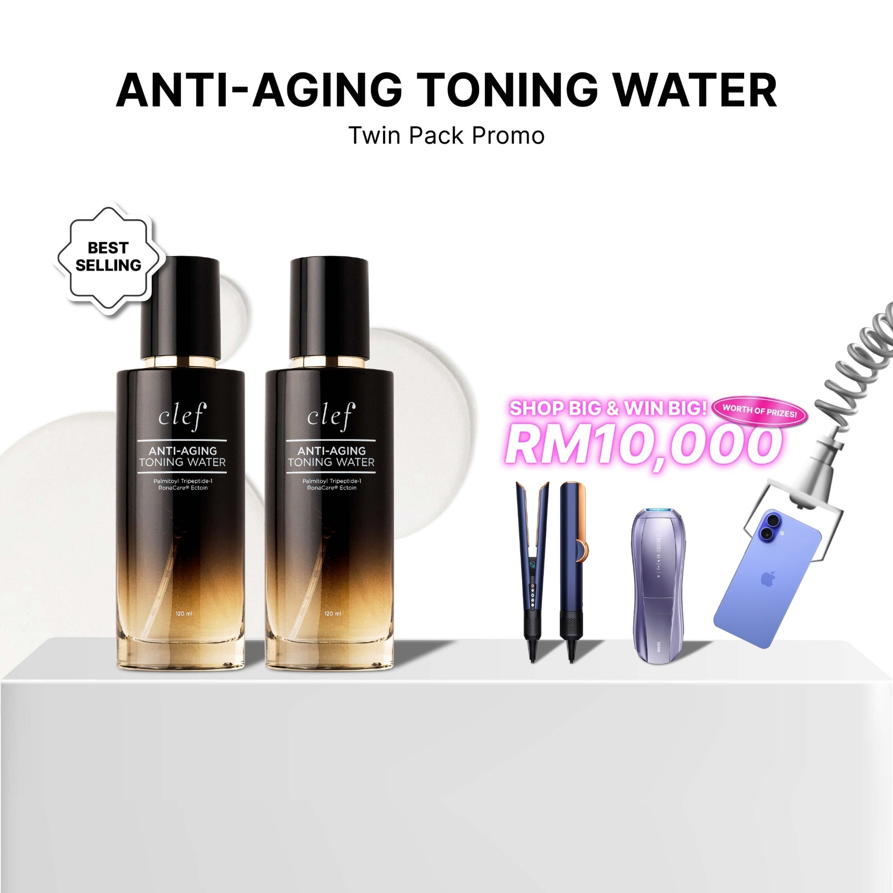 CLEF Anti-Aging Toning Water