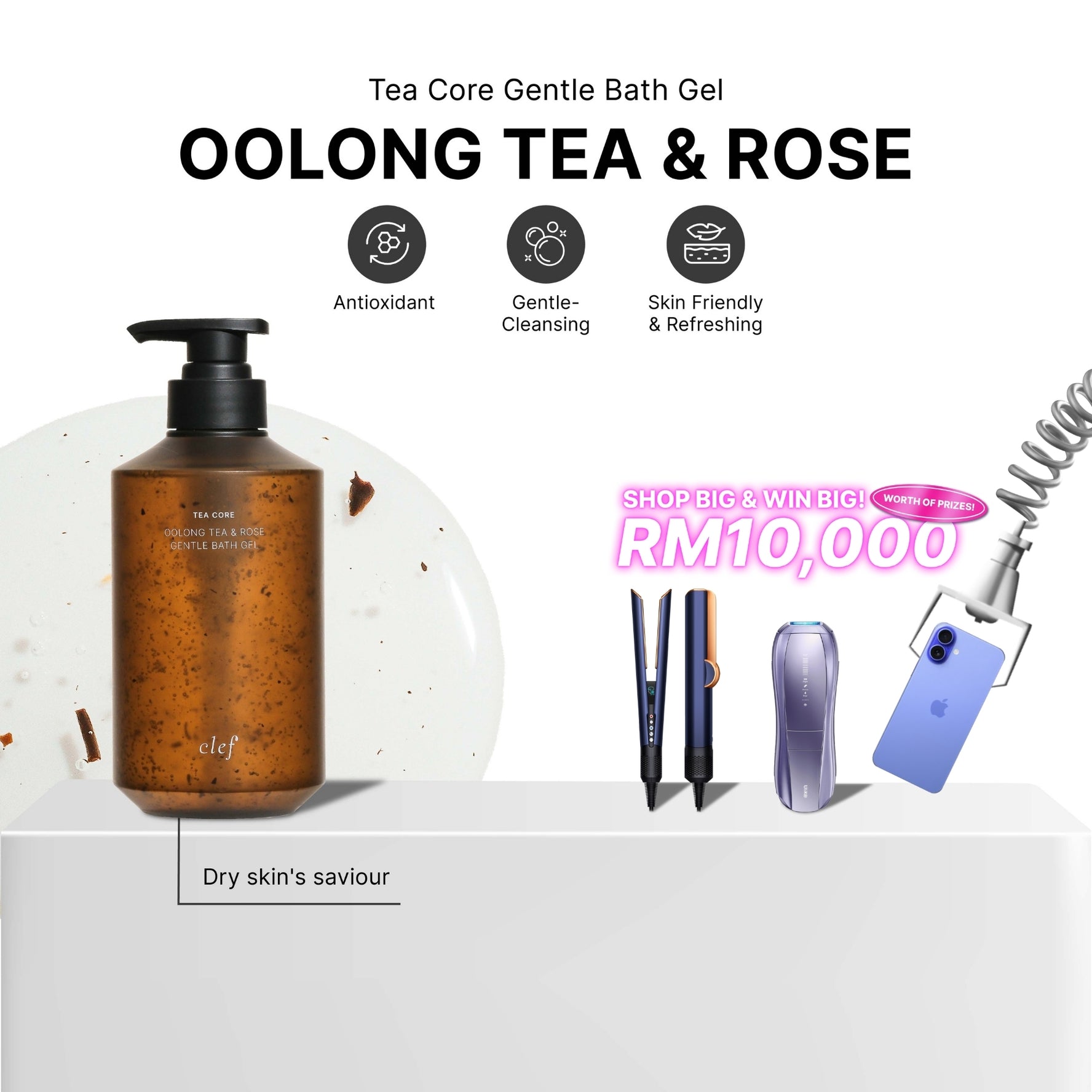 CLEF Tea Core Oolong Tea & Rose