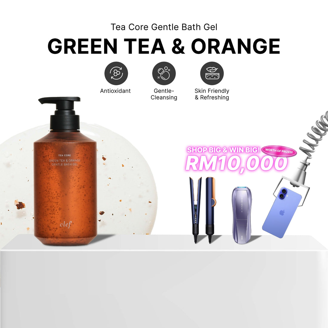 CLEF Tea Core Green Tea & Orange