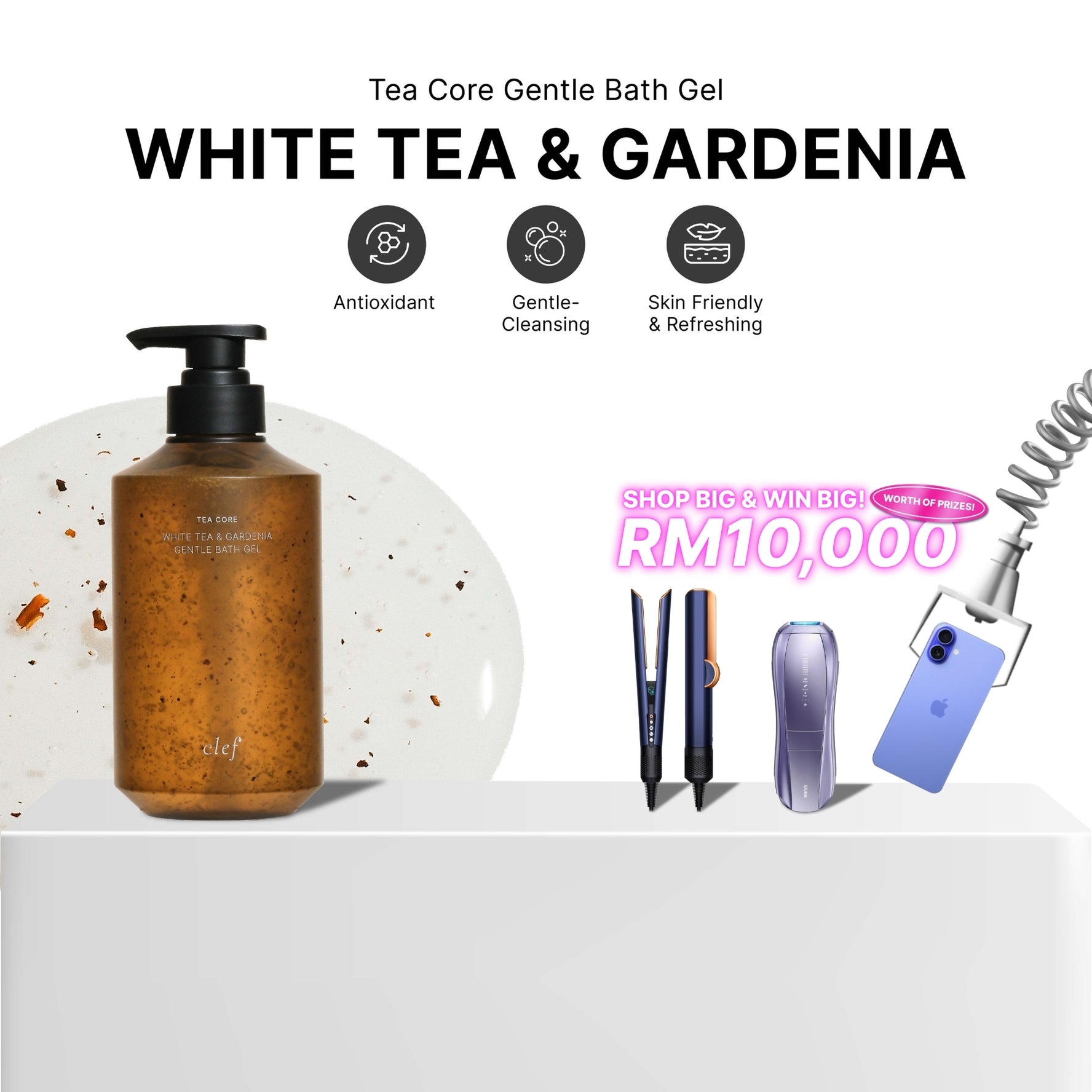 CLEF Tea Core White Tea & Gardenia