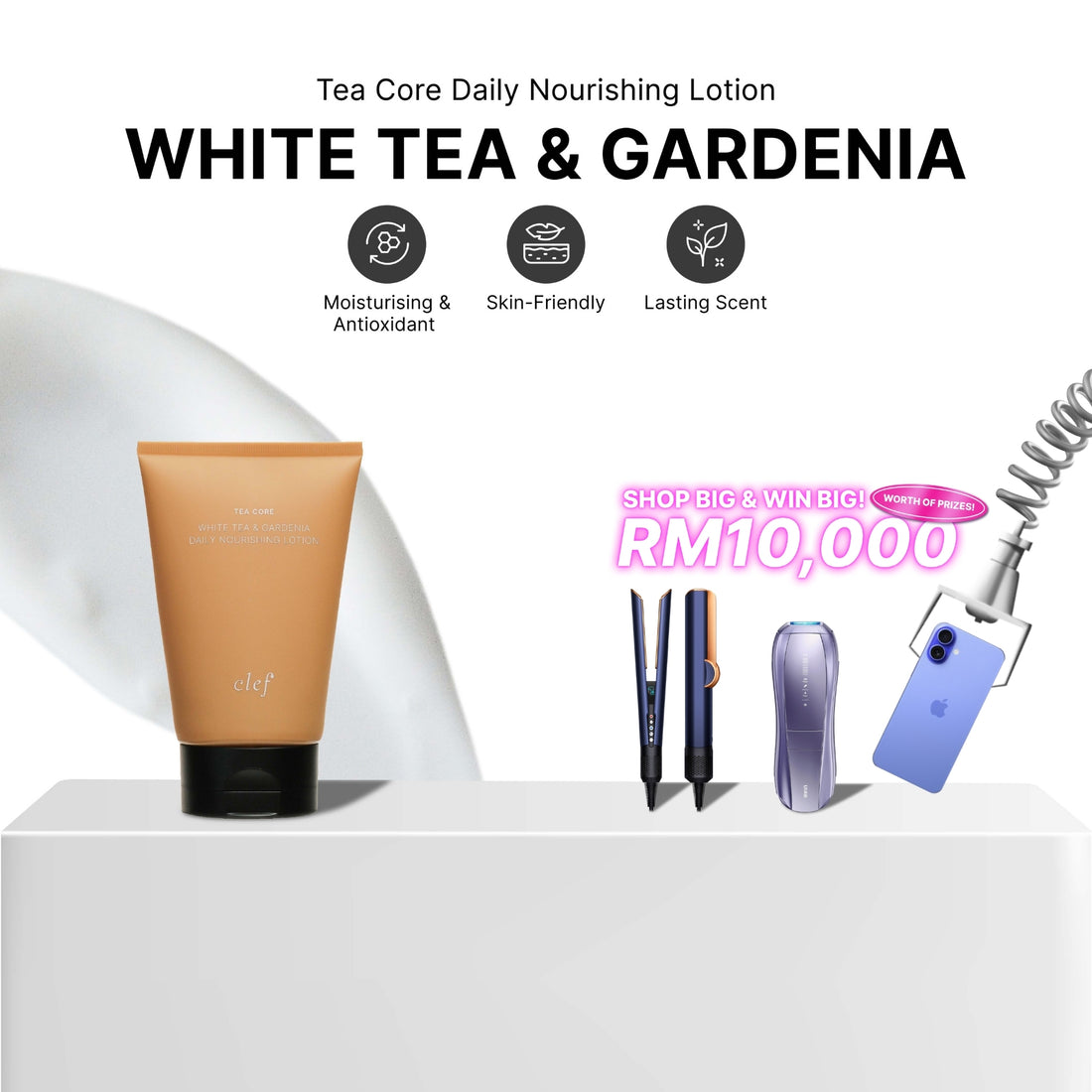 CLEF Tea Core White Tea & Gardenia