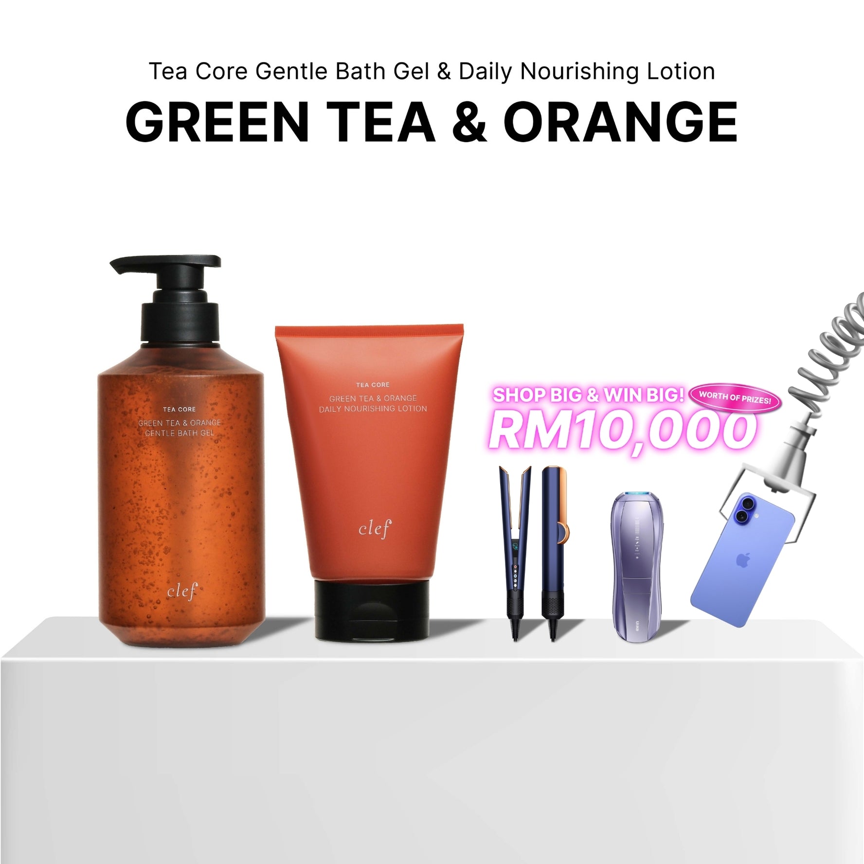 CLEF Tea Core Green Tea & Orange