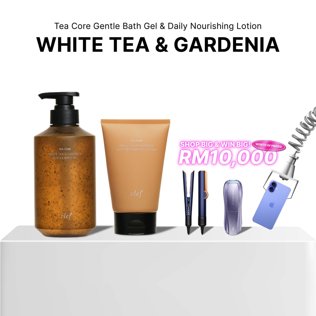 CLEF Tea Core White Tea & Gardenia