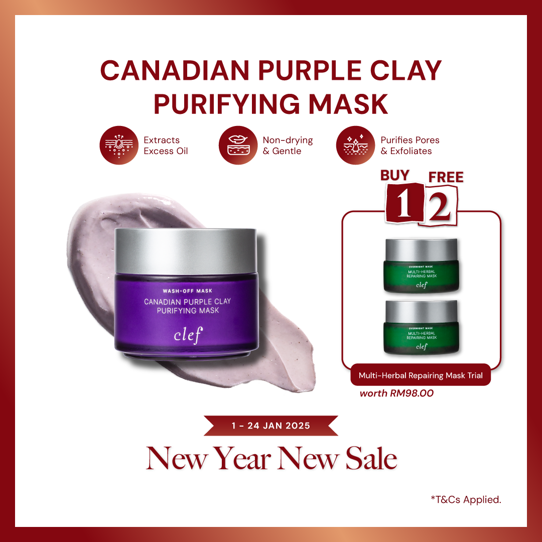 CLEF Canadian Purple Clay Purifying Mask