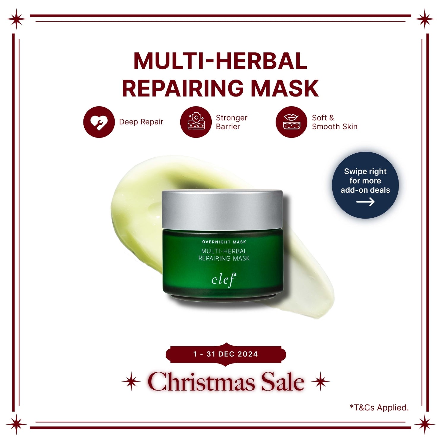 CLEF Multi-Herbal Repairing Mask