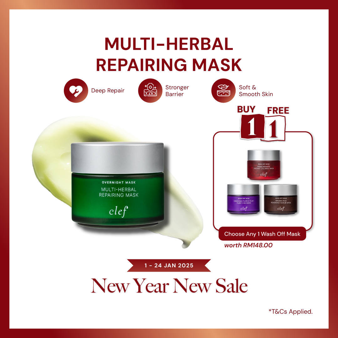 CLEF Multi-Herbal Repairing Mask