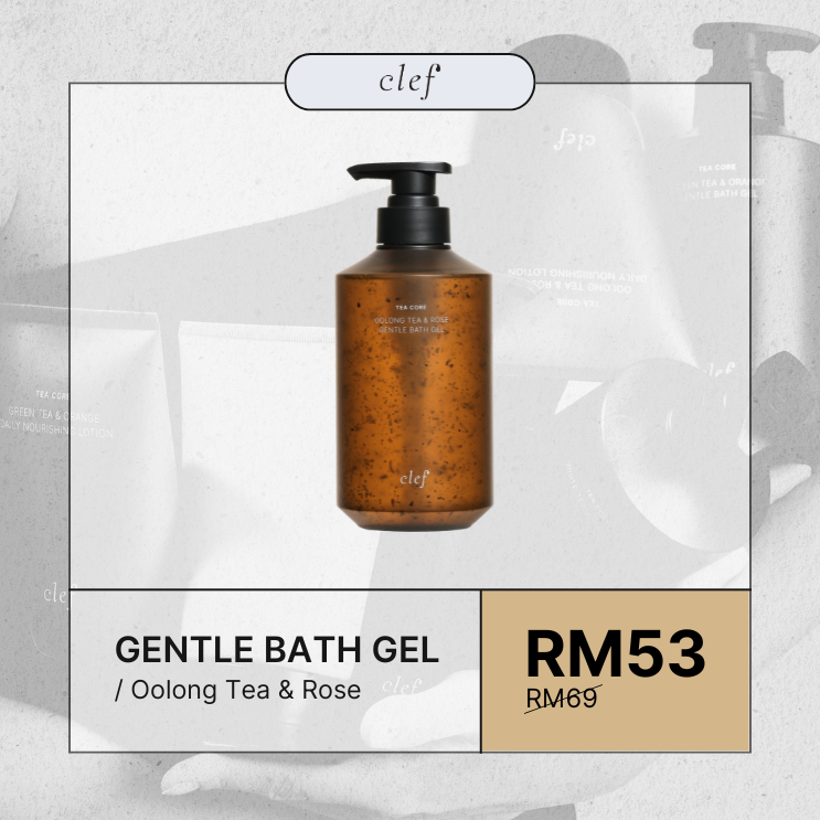 CLEF Tea Core Gentle Bath Gel 500ml