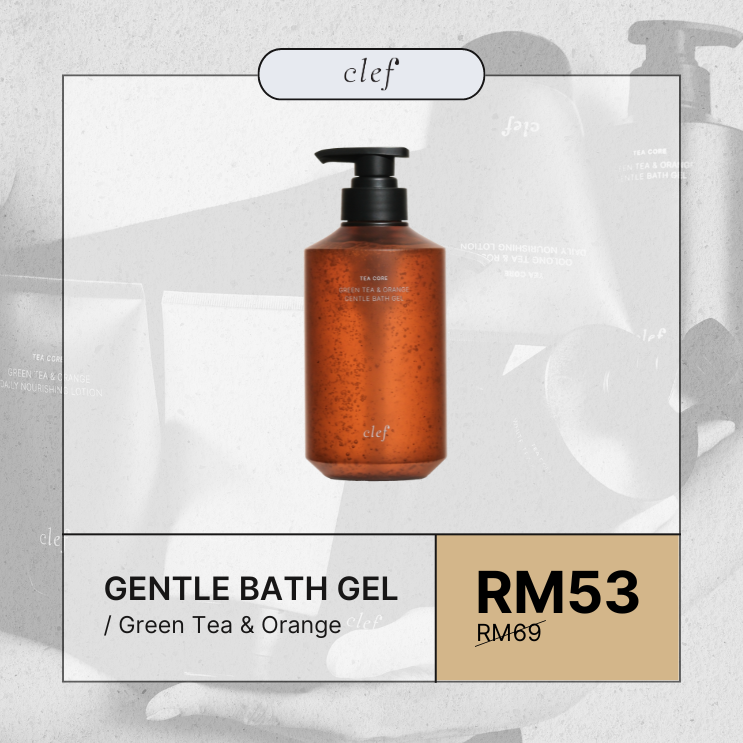 CLEF Tea Core Gentle Bath Gel 500ml