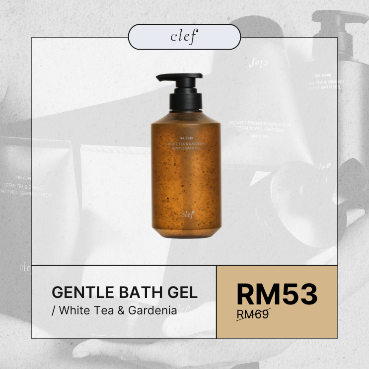 CLEF Tea Core Gentle Bath Gel 500ml