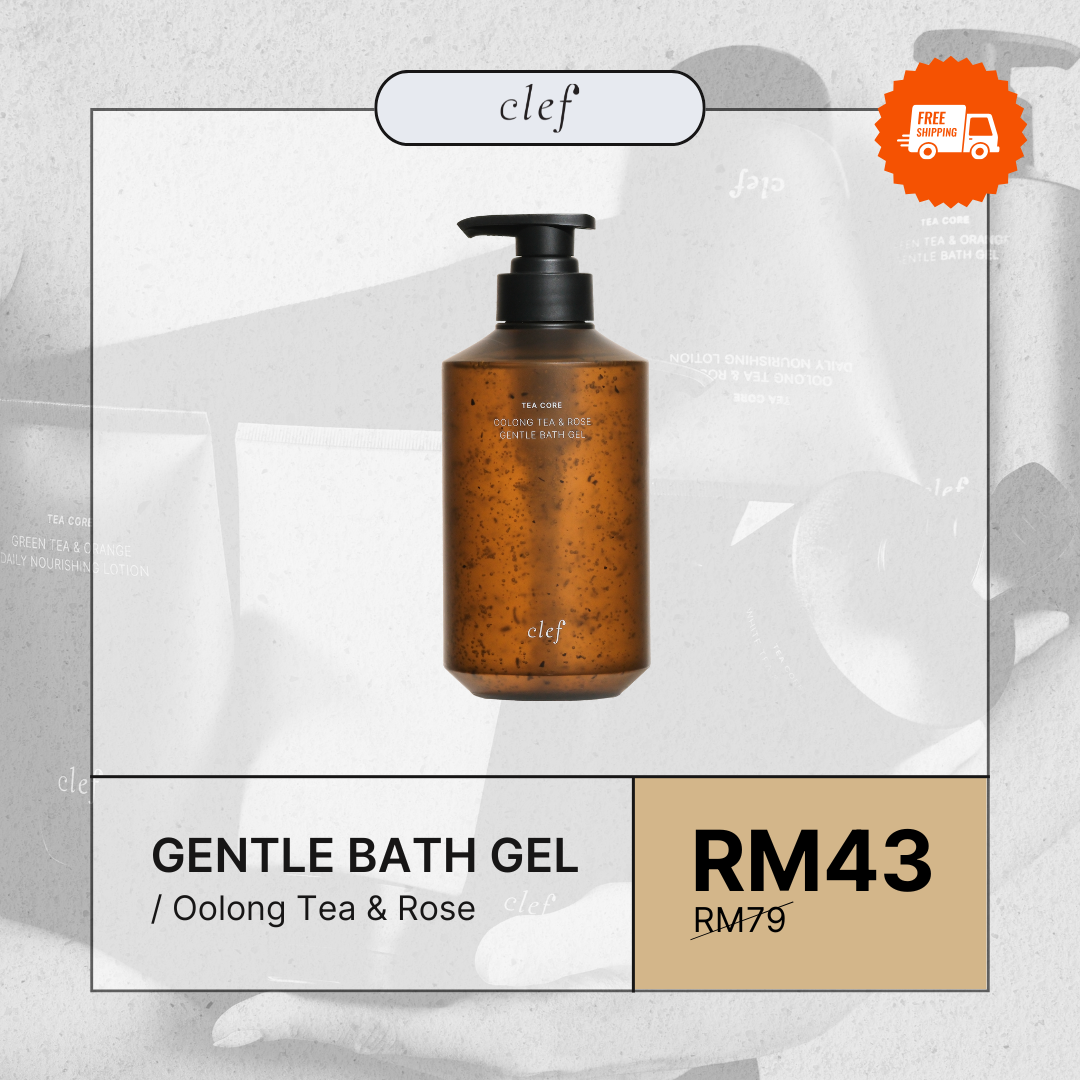 CLEF Tea Core Gentle Bath Gel 500ml