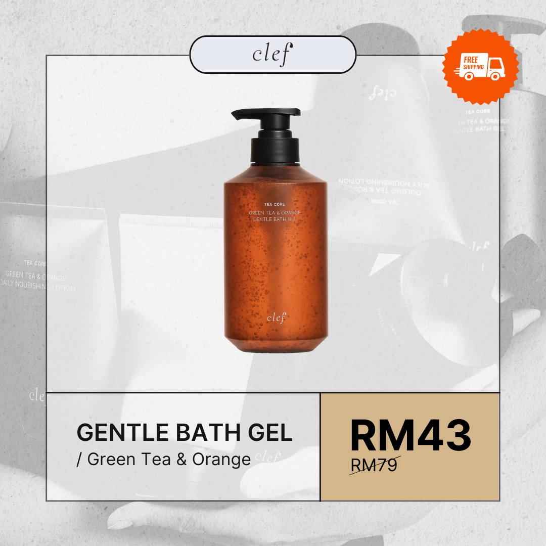 CLEF Tea Core Gentle Bath Gel 500ml