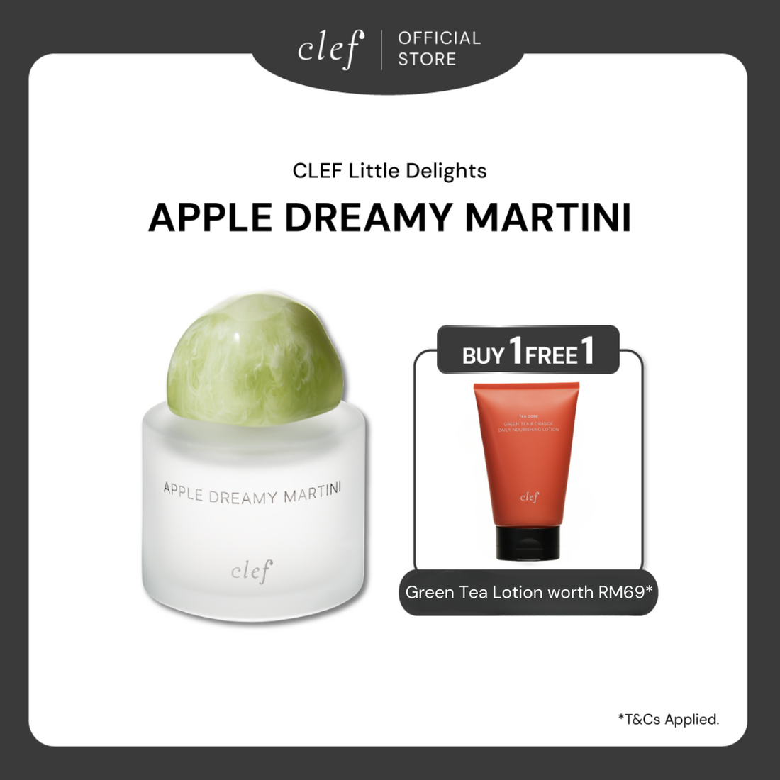 CLEF Apple Dreamy Martini