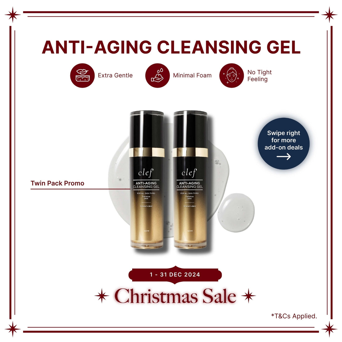 CLEF Anti-Aging Cleansing Gel