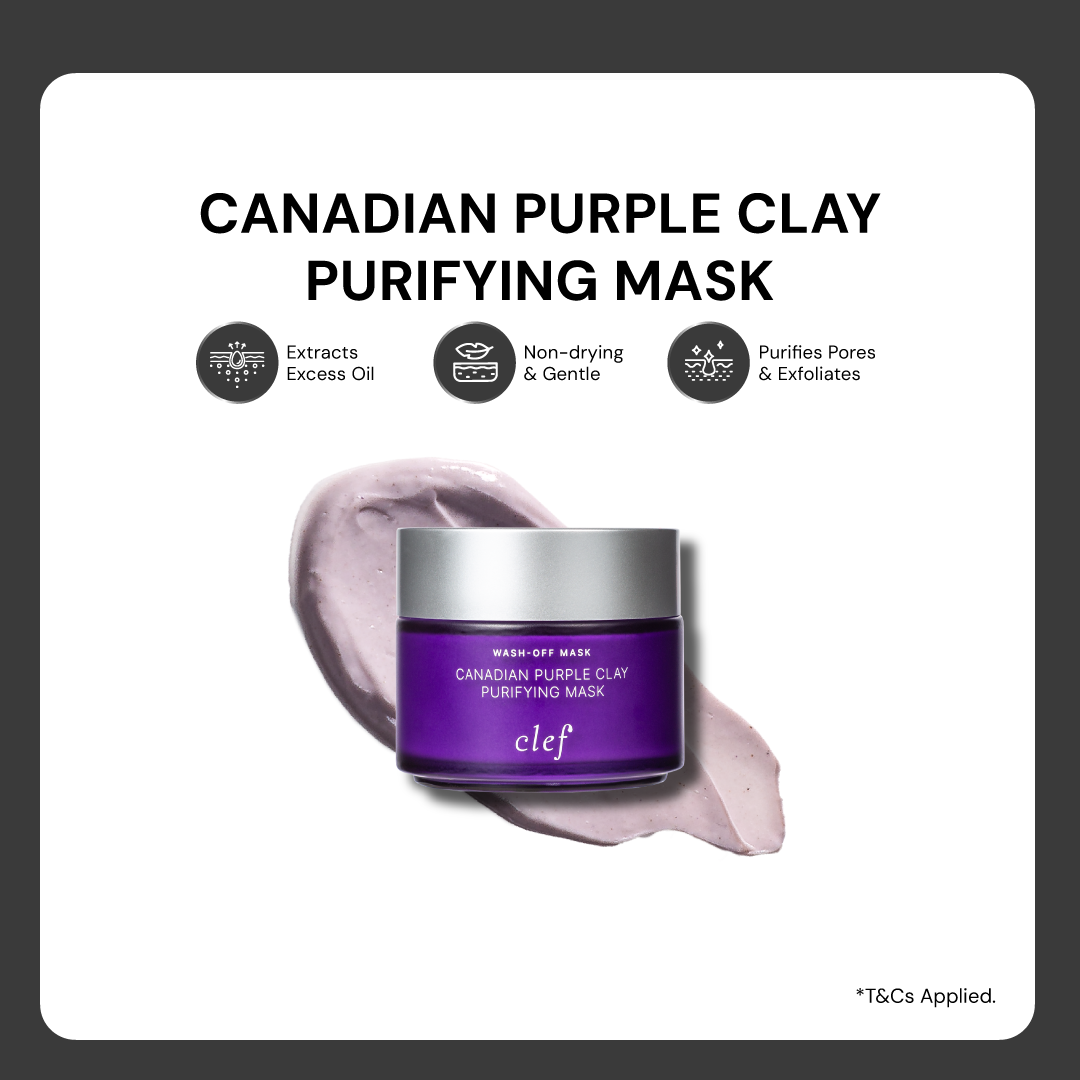 CLEF Canadian Purple Clay Purifying Mask