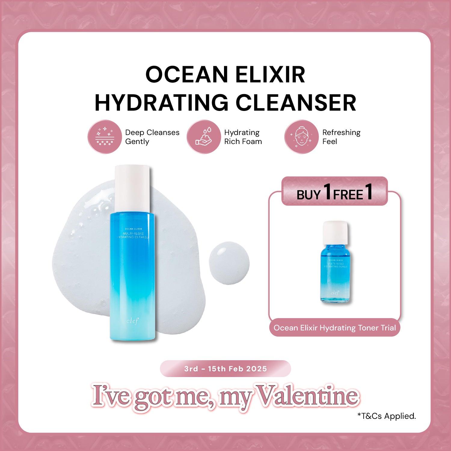 CLEF Ocean Elixir Hydrating Cleanser