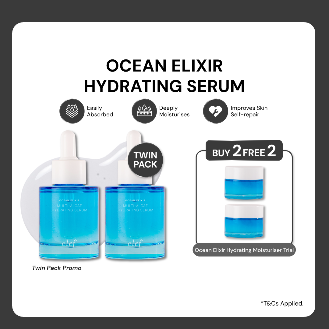 TWIN PACK PROMO - CLEF Ocean Elixir Hydrating Serum