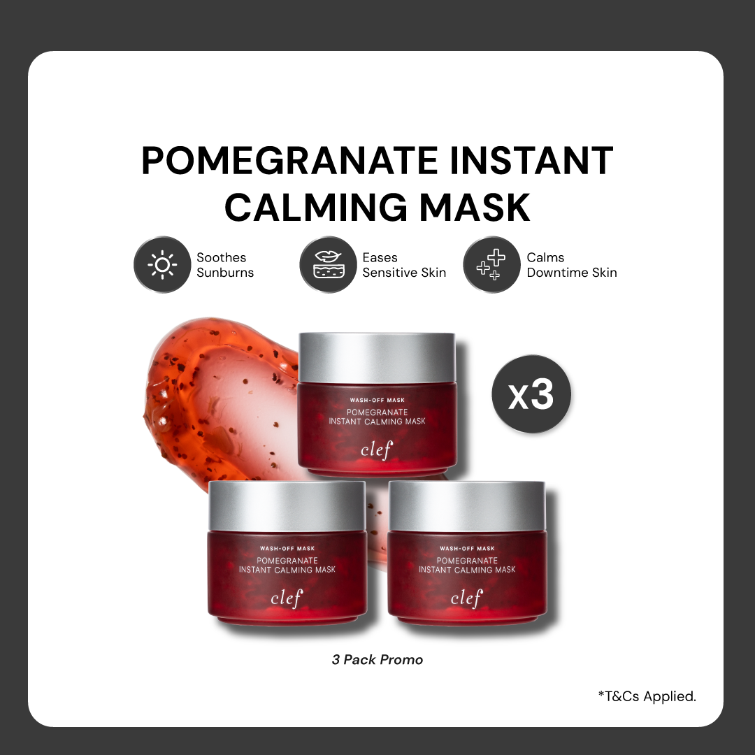 CLEF Pomegranate Instant Calming Mask