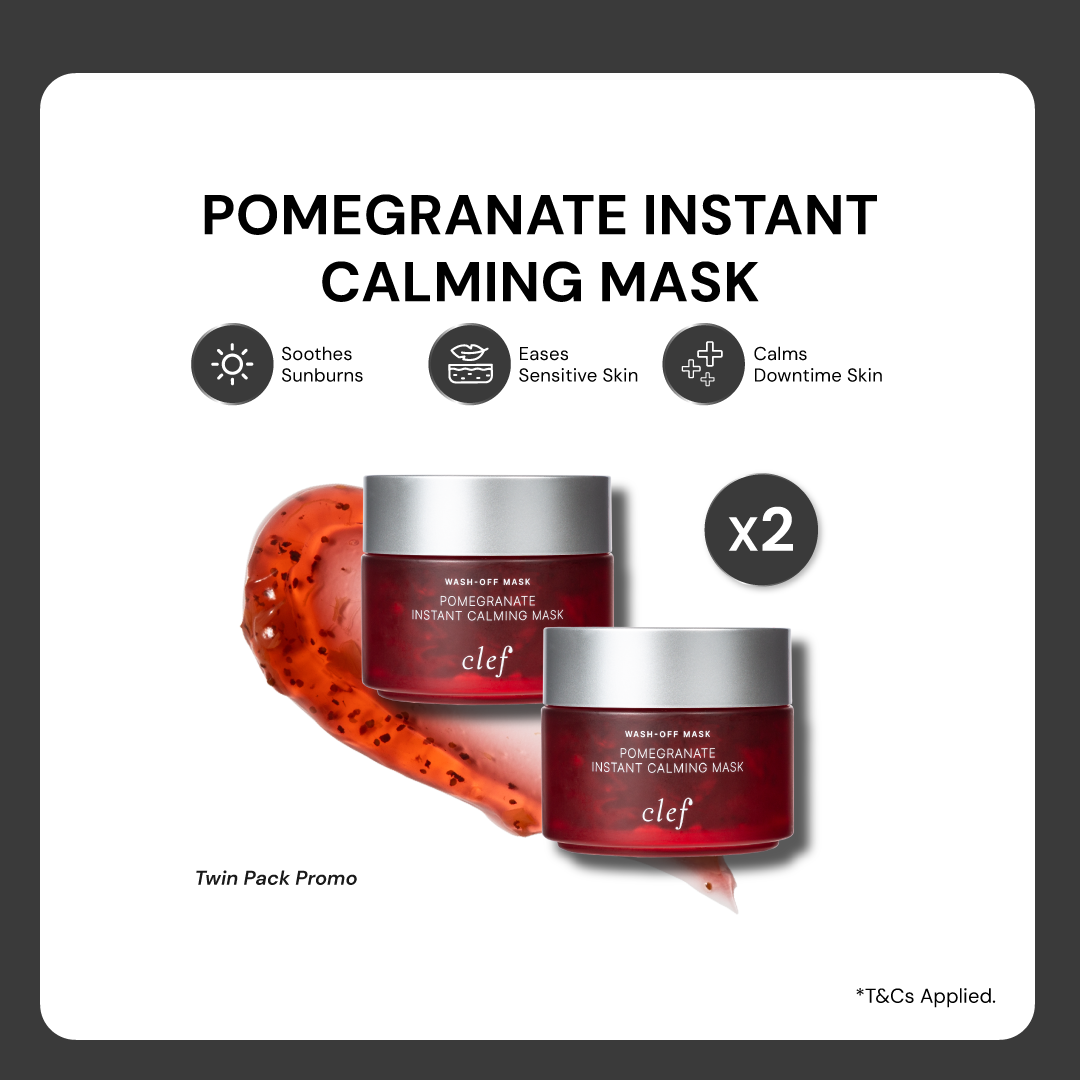 CLEF Pomegranate Instant Calming Mask