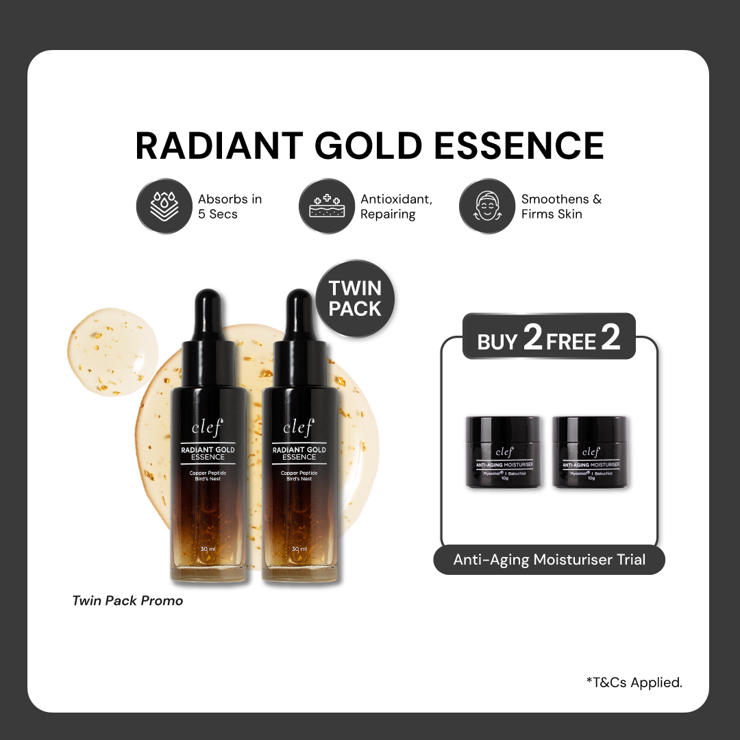 TWIN PACK PROMO - CLEF Radiant Gold Essence