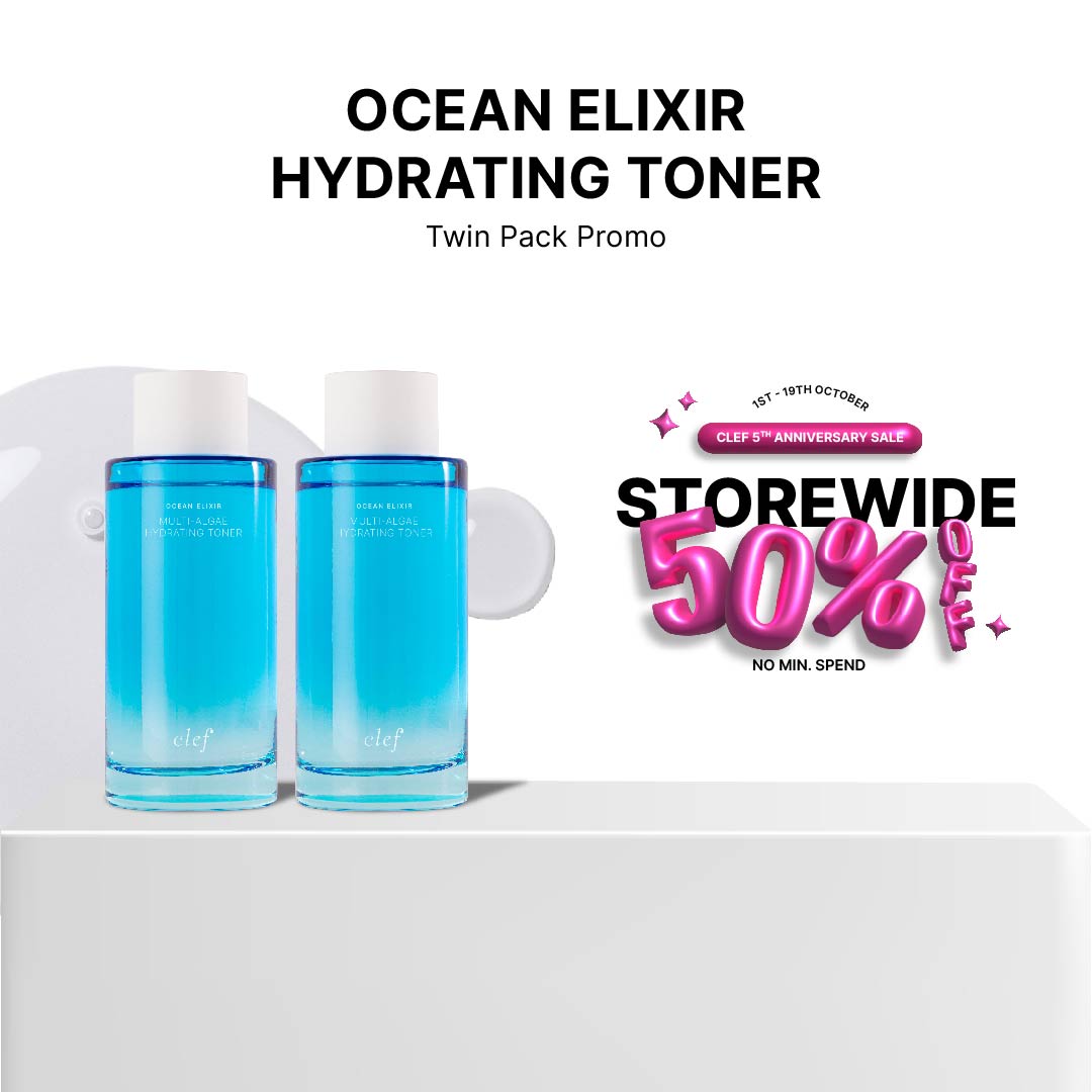 TWIN PACK PROMO - CLEF Ocean Elixir Hydrating Toner