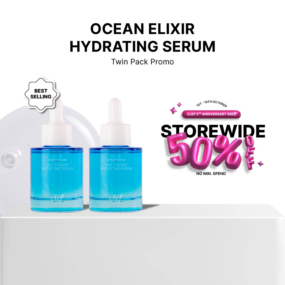 TWIN PACK PROMO - CLEF Ocean Elixir Hydrating Serum