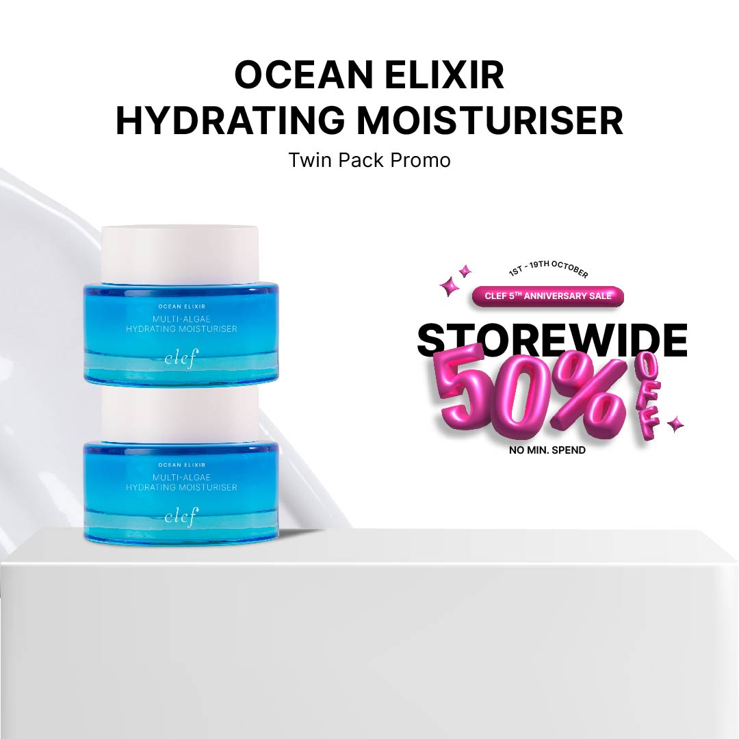 TWIN PACK PROMO - CLEF Ocean Elixir Hydrating Moisturiser