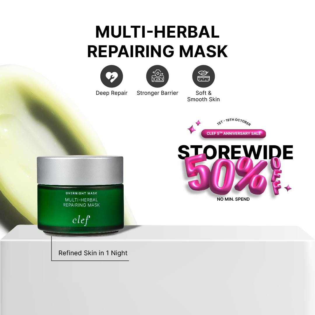 CLEF Multi-Herbal Repairing Mask