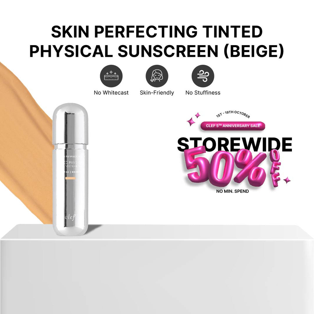 CLEF Skin Perfecting Tinted Physical Sunscreen