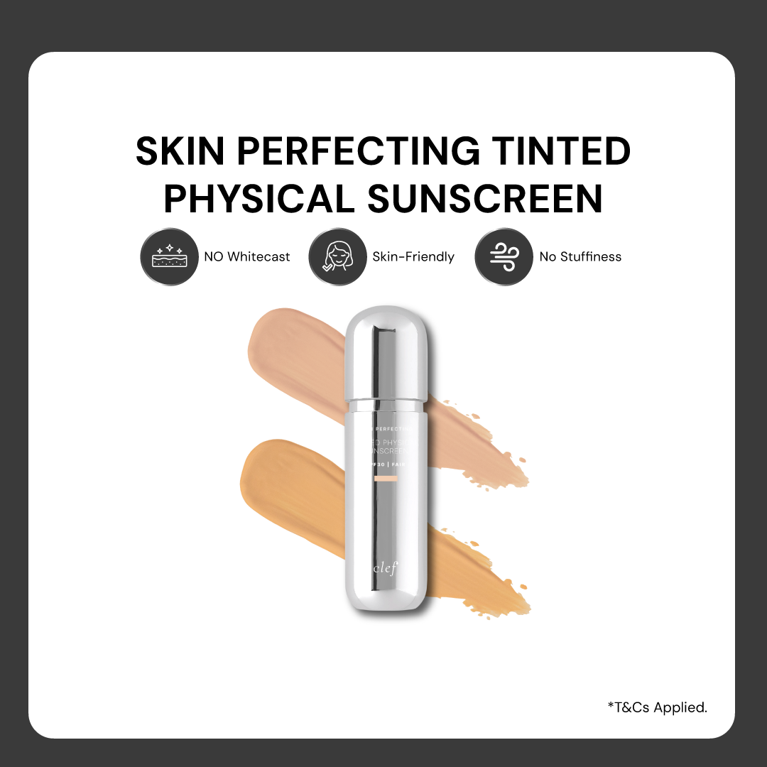 CLEF Skin Perfecting Tinted Physical Sunscreen