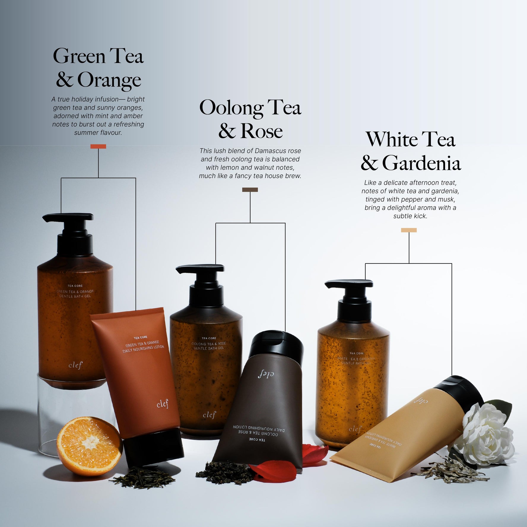 [YIFEI] CLEF Tea Core Green Tea & Orange