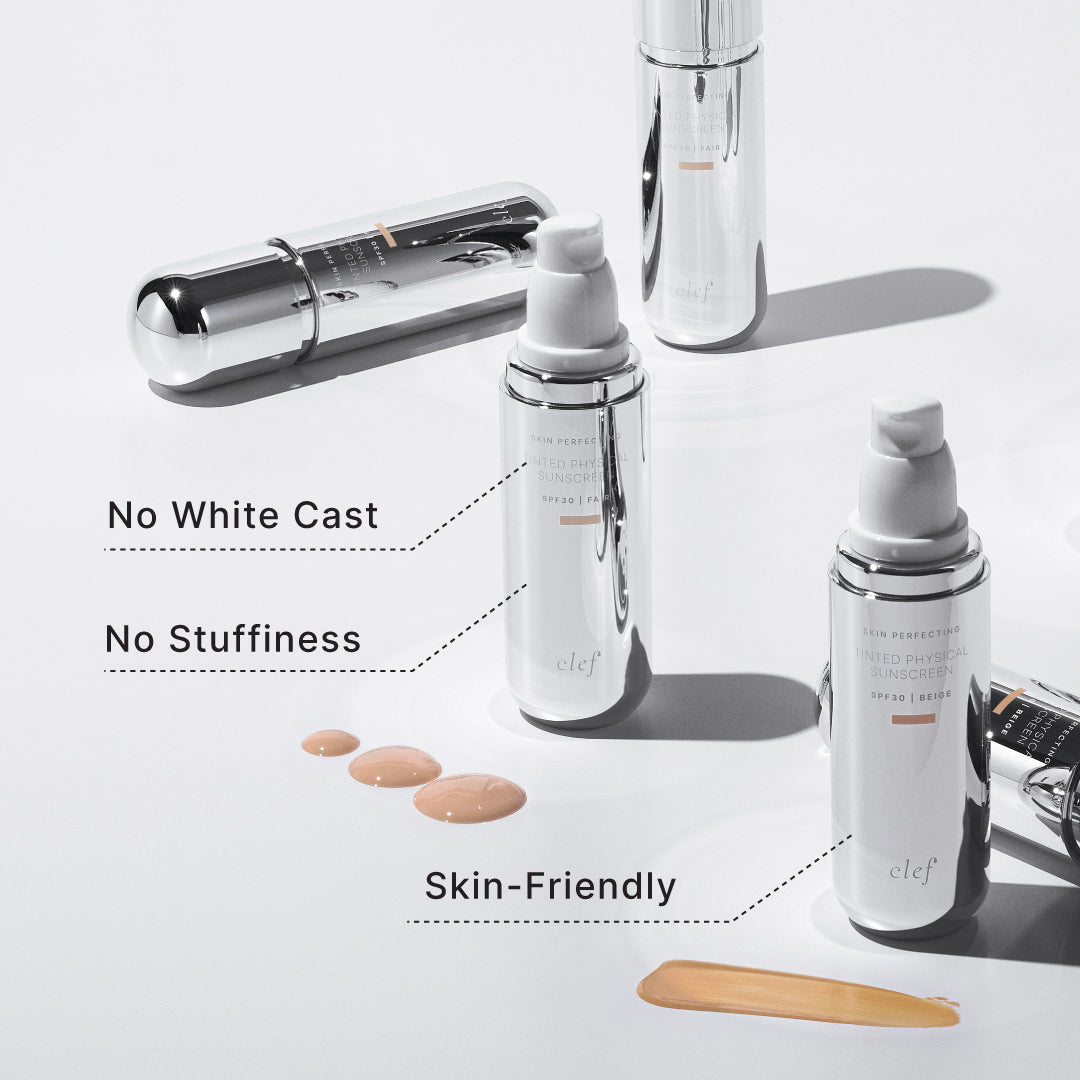 [PRE-ORDER: Ships out on early April] AH YANG SIS - X2 CLEF Skin Perfecting Tinted Physical Sunscreen (50ml x 2)