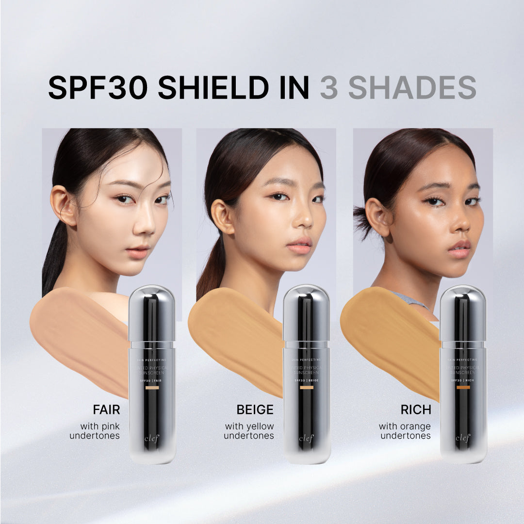 [PRE-ORDER: Ships out on early April] AH YANG SIS - X3 CLEF Skin Perfecting Tinted Physical Sunscreen (50ml x 3)