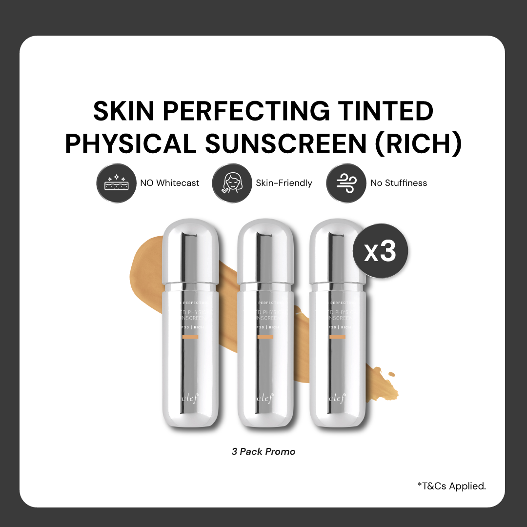 CLEF Skin Perfecting Tinted Physical Sunscreen